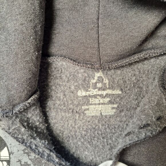 Walt Disney World Hoodie PULLOVER Mens SIZE M Grey HUGE GRAPHIC MICKEY MOUSE - Picture 5 of 10